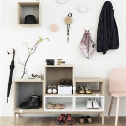 Patère - gris claire - M "Dots" Muuto
