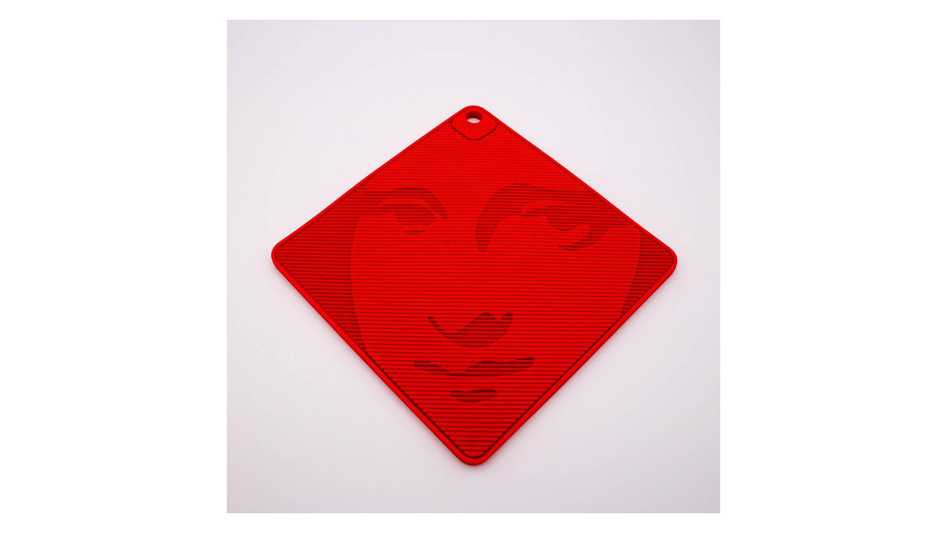 Manique - dessous de plat - rouge "Mona"
