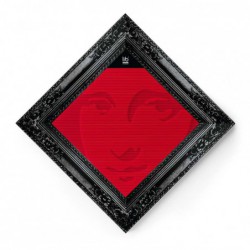 Manique - dessous de plat - rouge "Mona"