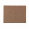 Set de table - rectangle marron "nupo" LIND DNA