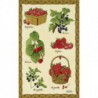 Torchon "fruits rouges" Beauvillé