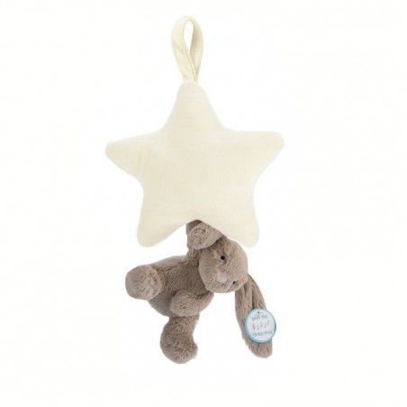 Étoile musicale "bashful beige bunny" Jellycat