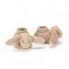 Chausson naissance "bashful beige bunny" Jellycat