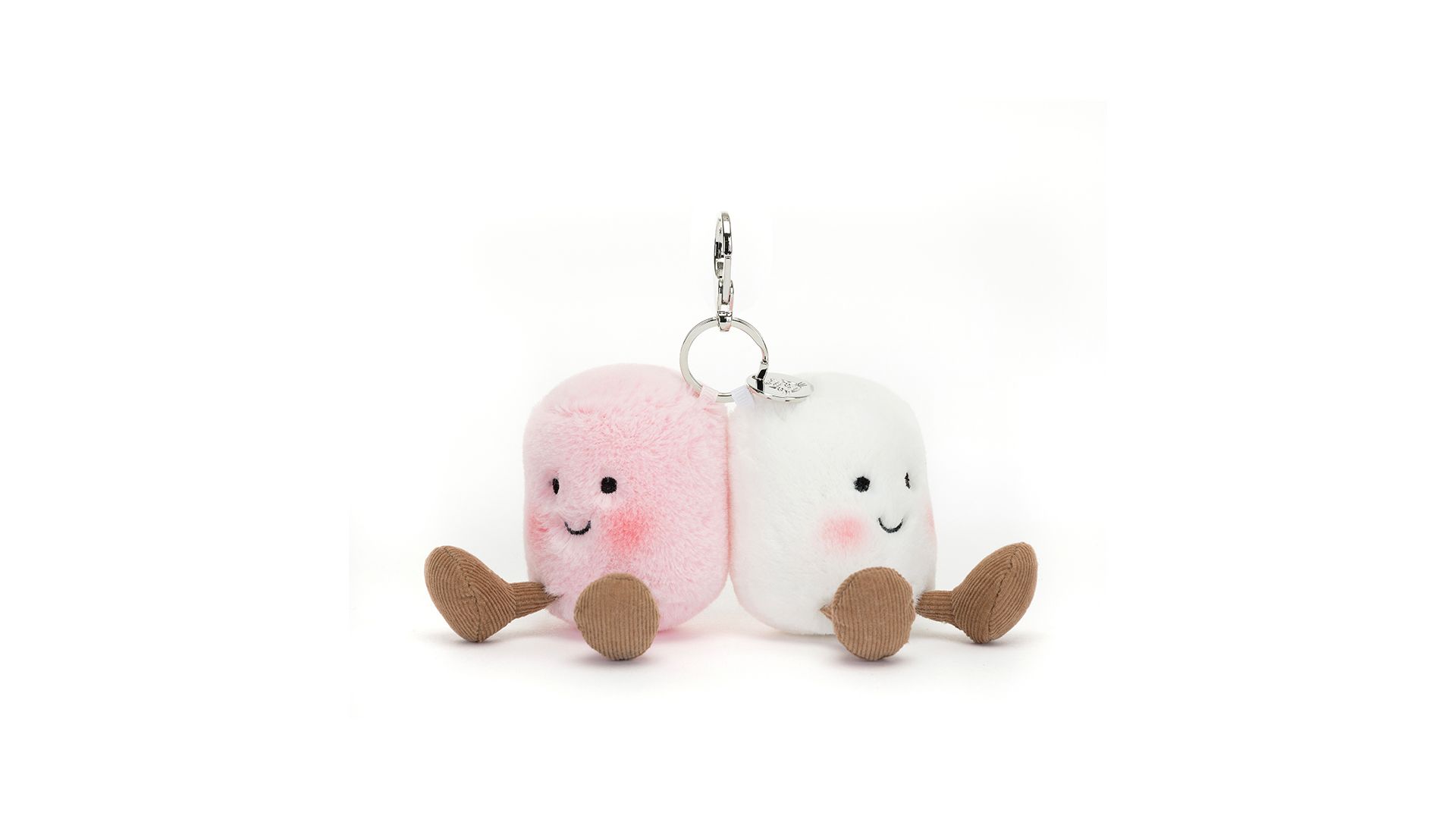 Peluche "Amuseable Pair of Marshmallows Bag Charm"