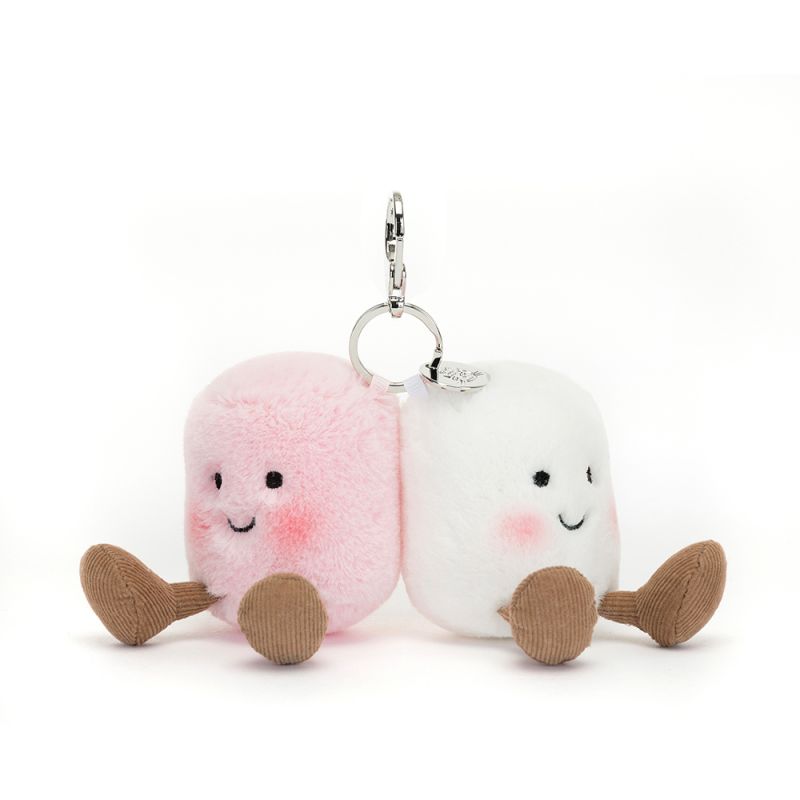 Peluche "Amuseable Pair of Marshmallows Bag Charm"