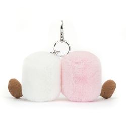Peluche "Amuseable Pair of Marshmallows Bag Charm"