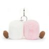 Peluche "Amuseable Pair of Marshmallows Bag Charm"