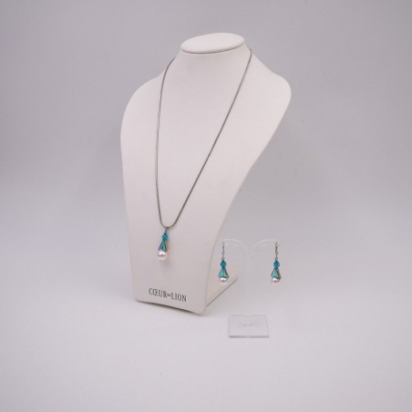 boucles d'oreilles "cœur de lion" 01