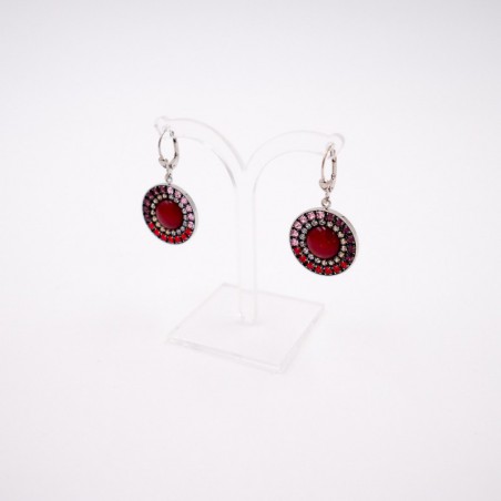 boucles d'oreilles "cœur de lion" 03