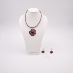 boucles d'oreilles "cœur de lion" 03