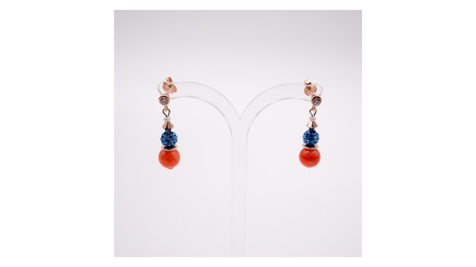 boucles d'oreilles "cœur de lion" 08