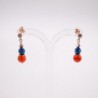 boucles d'oreilles "cœur de lion" 08