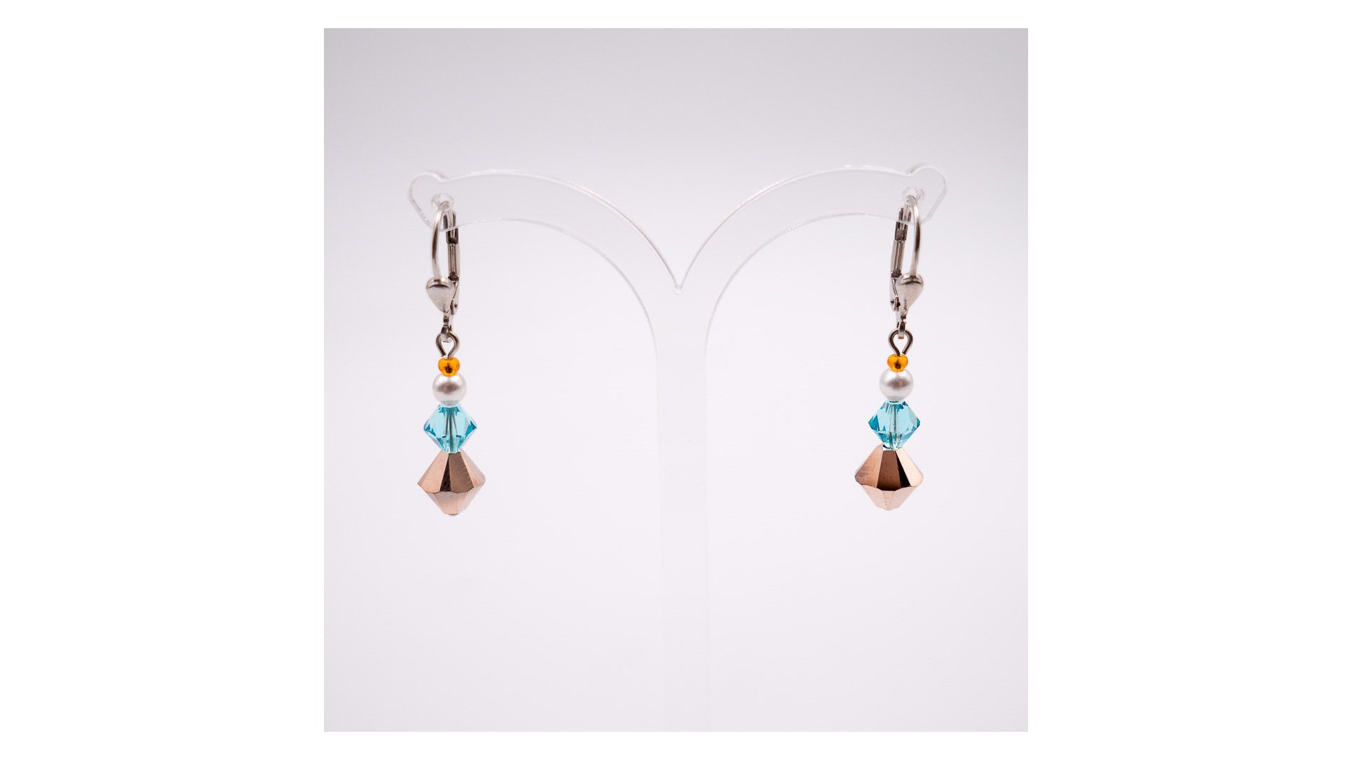 boucles d'oreilles "cœur de lion" 12
