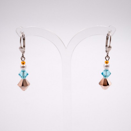 boucles d'oreilles "cœur de lion" 12