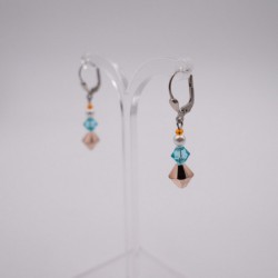 boucles d'oreilles "cœur de lion" 12