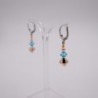 boucles d'oreilles "cœur de lion" 12