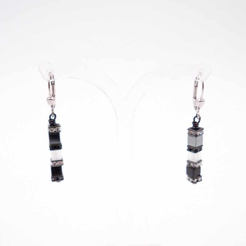 boucles d'oreilles "cœur de lion" 16