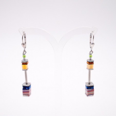 boucles d'oreilles "cœur de lion" 17