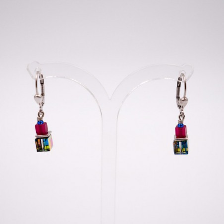 boucles d'oreilles "cœur de lion" 23