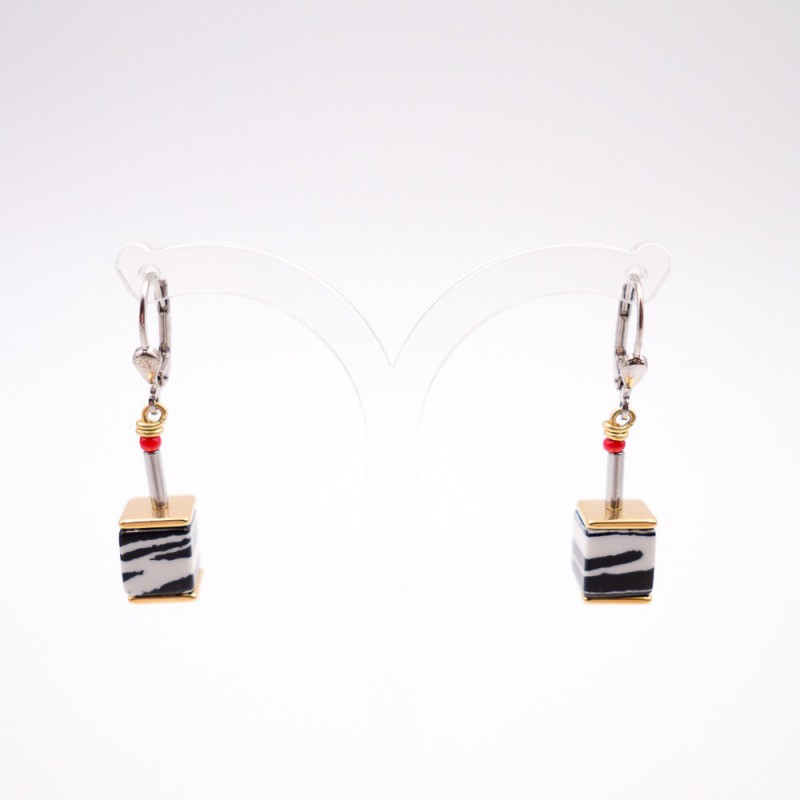 boucles d'oreilles "cœur de lion" 24