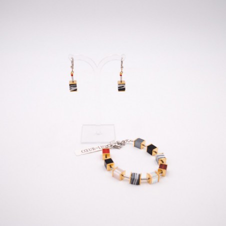 boucles d'oreilles "cœur de lion" 24