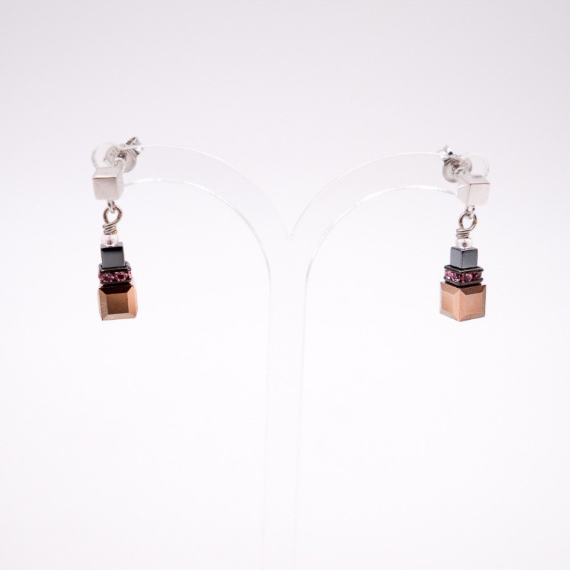 boucles d'oreilles "cœur de lion" 28