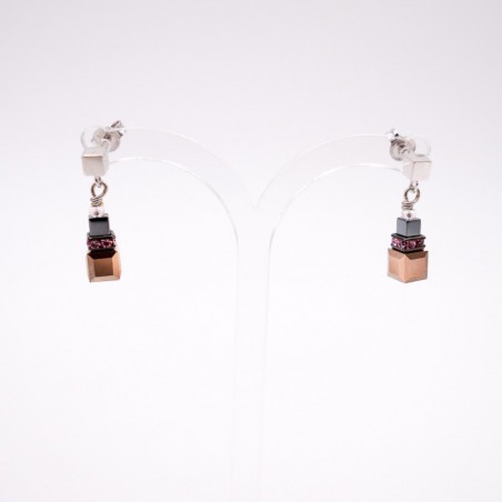 boucles d'oreilles "cœur de lion" 28