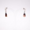 boucles d'oreilles "cœur de lion" 28