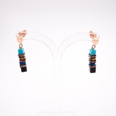 boucles d'oreilles "cœur de lion" 32