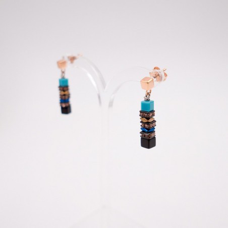 boucles d'oreilles "cœur de lion" 32