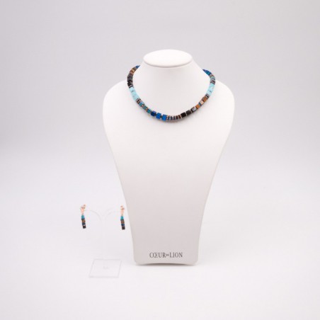 boucles d'oreilles "cœur de lion" 32
