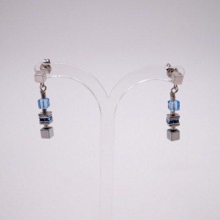 boucles d'oreilles "cœur de lion" 43