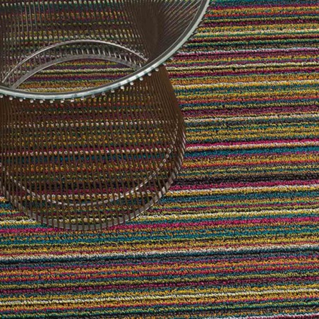 tapis chilewich "shag skinny bright" multicolore