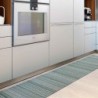 tapis chilewich "shag skinny stripe" menthe