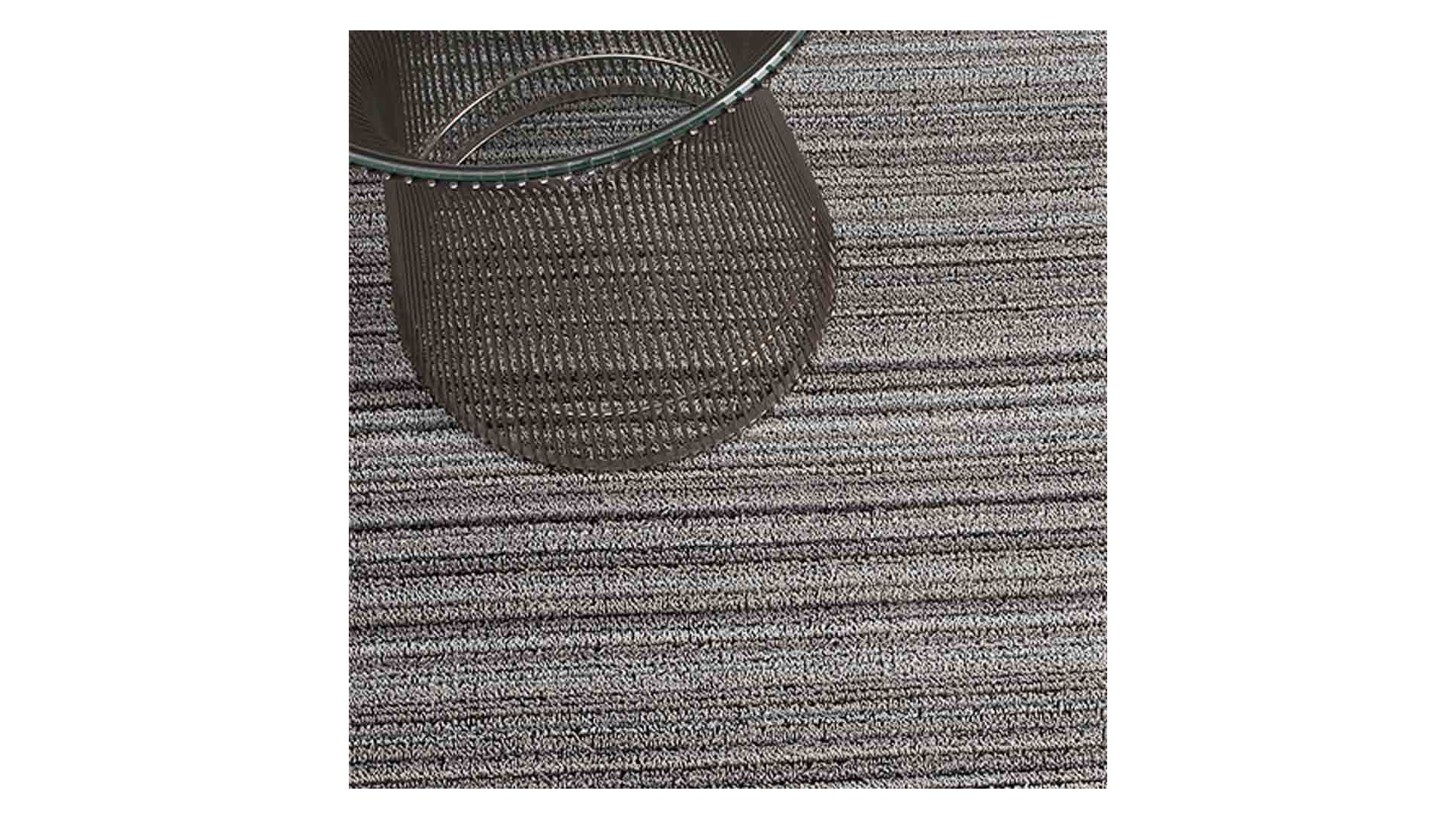 tapis chilewich "shag skinny stripe" bouleau