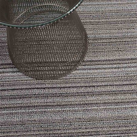 tapis chilewich "shag skinny stripe" bouleau