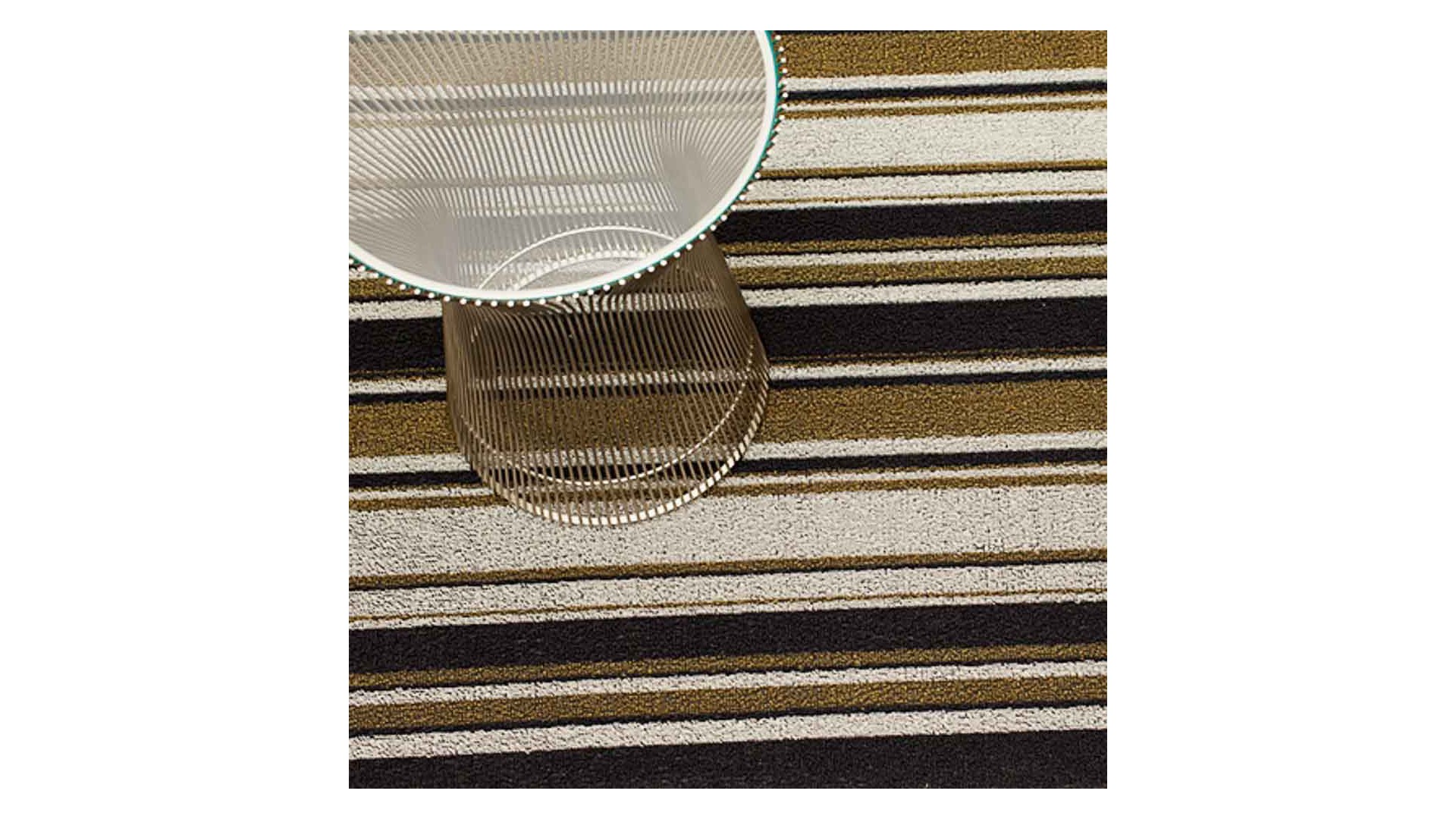 tapis chilewich "shag mixed stripe" luxe L