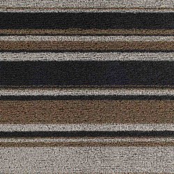 tapis chilewich "shag mixed stripe" luxe L