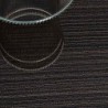 tapis chilewich "shag skinny stripe" acier L