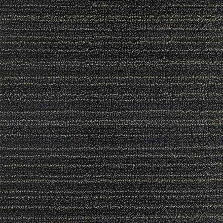 tapis chilewich "shag skinny stripe" acier L